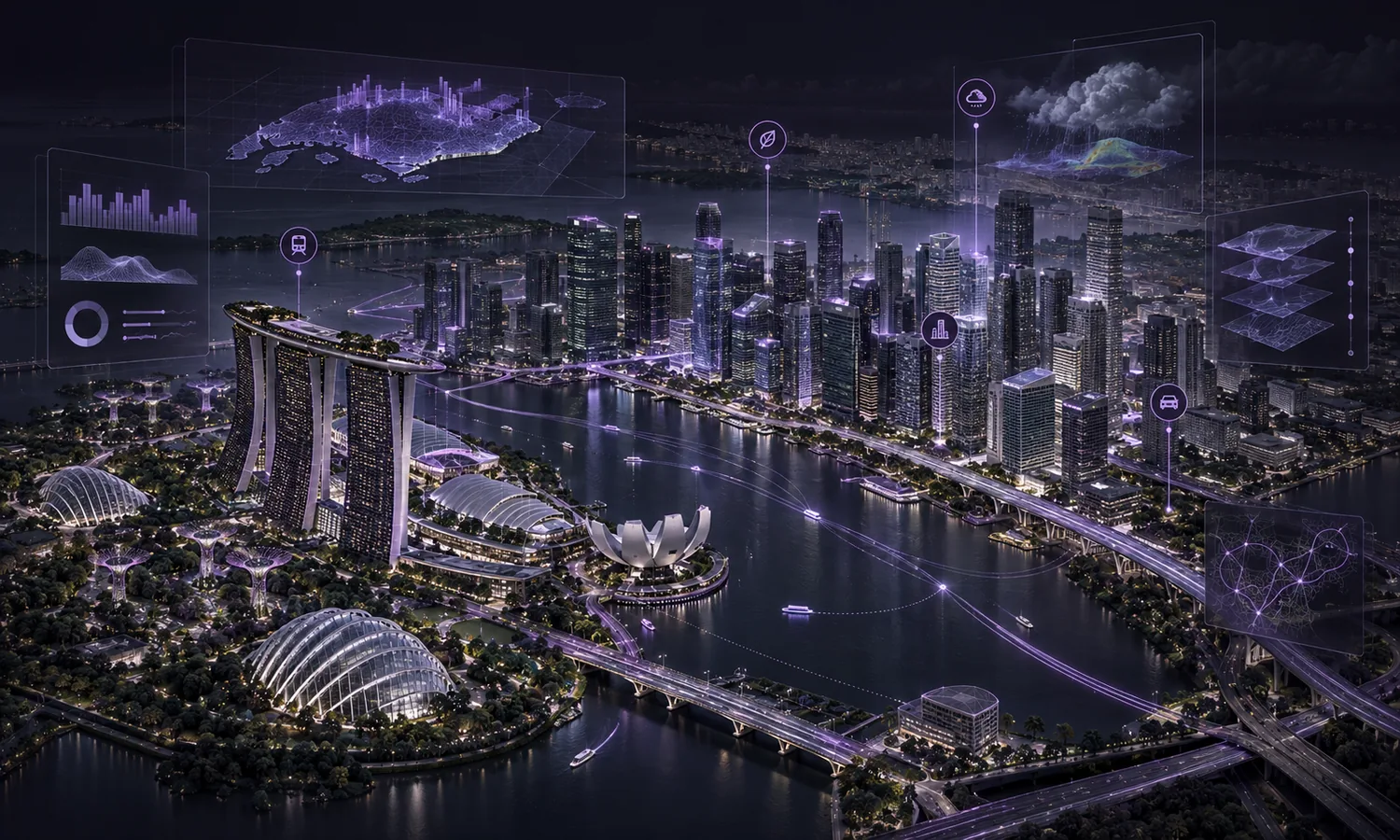 Virtual Singapore: dados conectados em escala urbana
